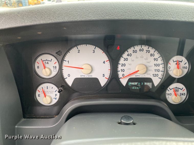 image for item JN9142 2008 Dodge Ram 5500HD  Quad Cab utility / service truck