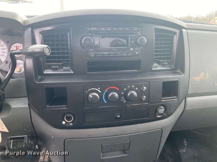 image for item JN9142 2008 Dodge Ram 5500HD  Quad Cab utility / service truck