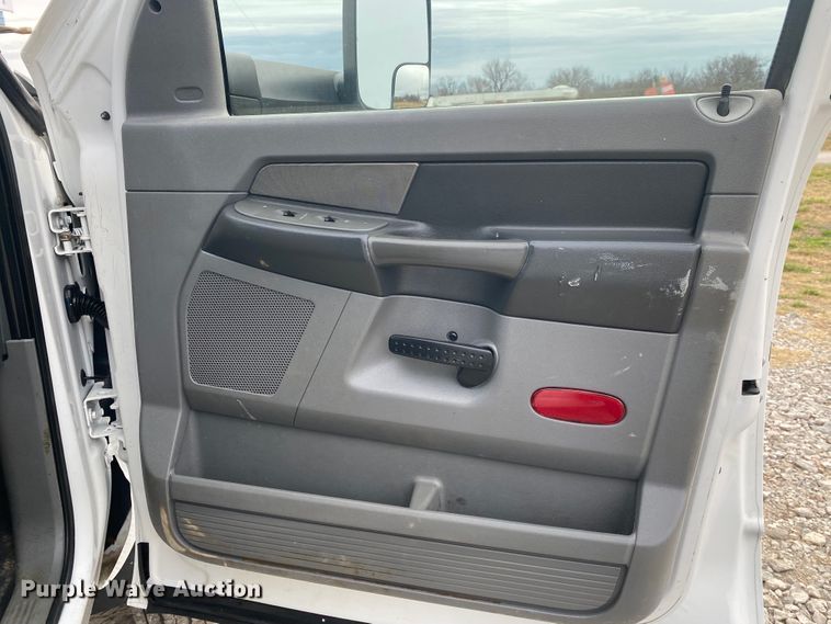 image for item JN9142 2008 Dodge Ram 5500HD  Quad Cab utility / service truck