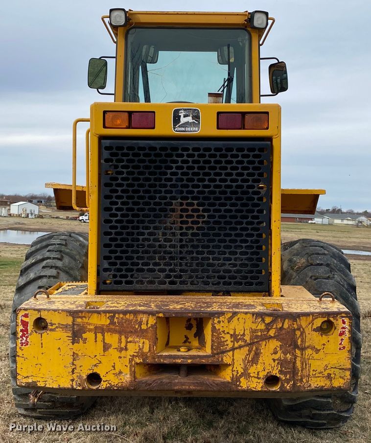 image for item JN9145 1989 John Deere 624E  wheel loader
