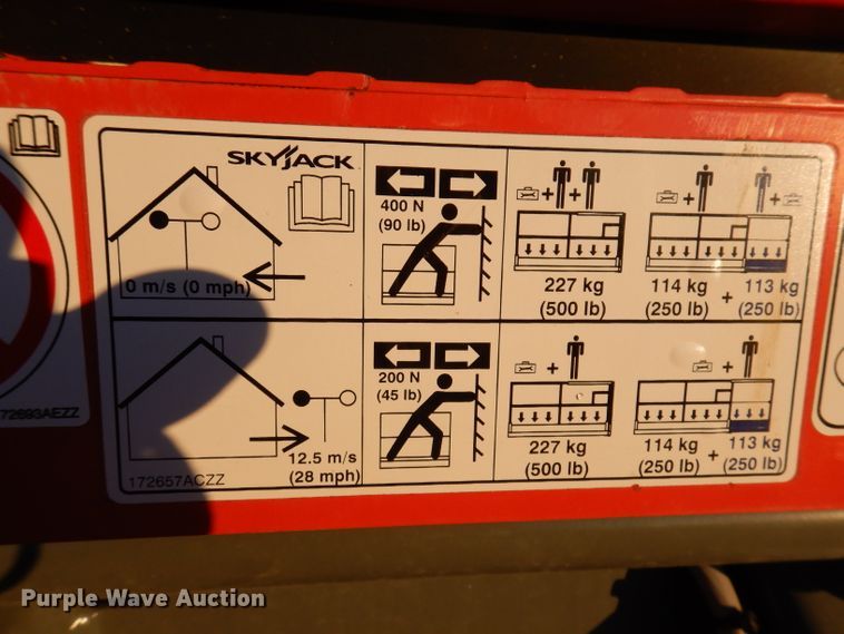image for item KH9045 2021 Skyjack SJ3219  scissor lift