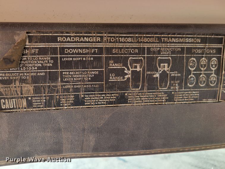 image for item KH9924 1985 Ford 9000  crane truck