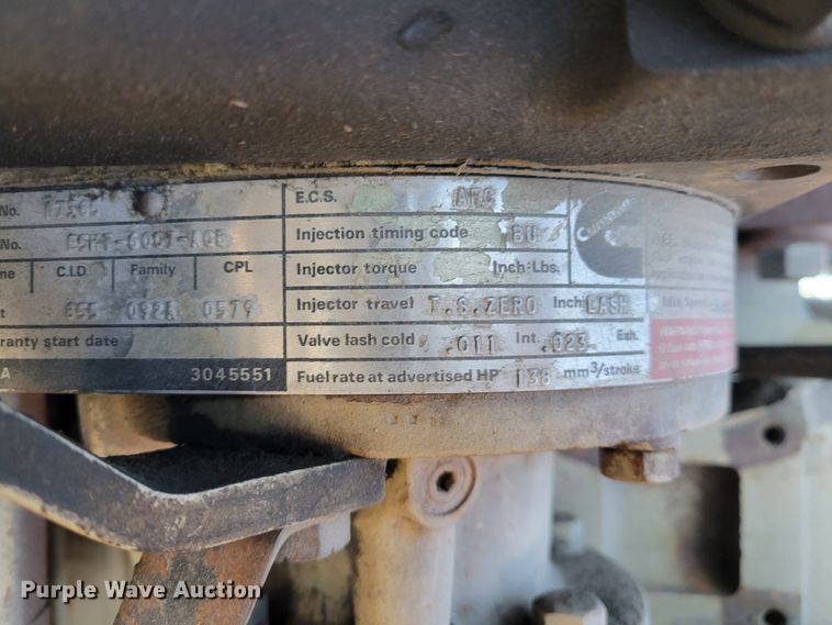 image for item KH9924 1985 Ford 9000  crane truck