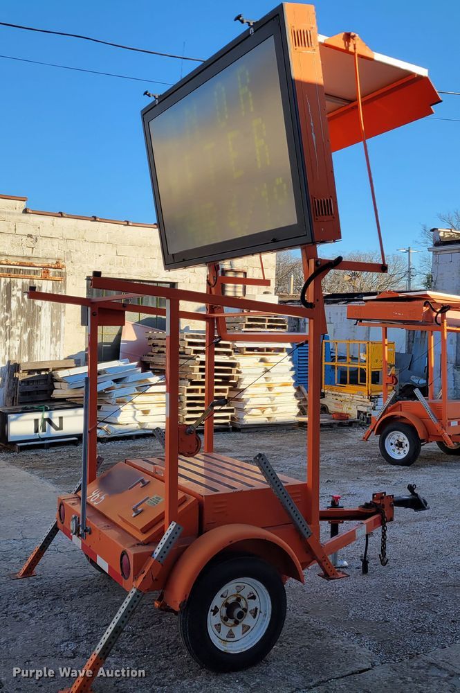 image for item KH9929 American Electronic Sign Company  message board trailer