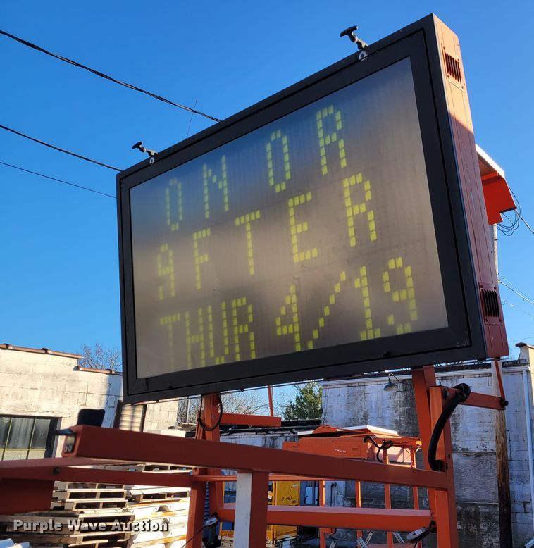 image for item KH9929 American Electronic Sign Company  message board trailer