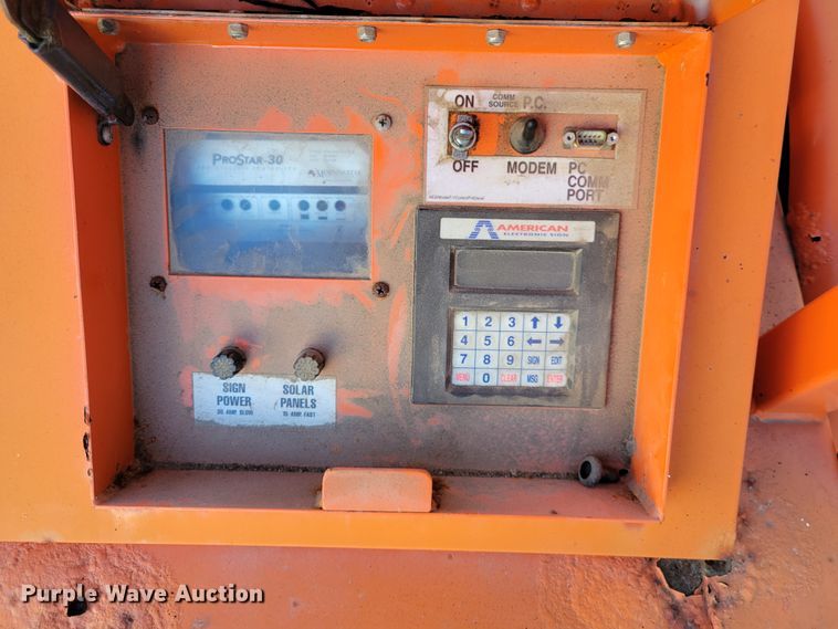 image for item KH9929 American Electronic Sign Company  message board trailer