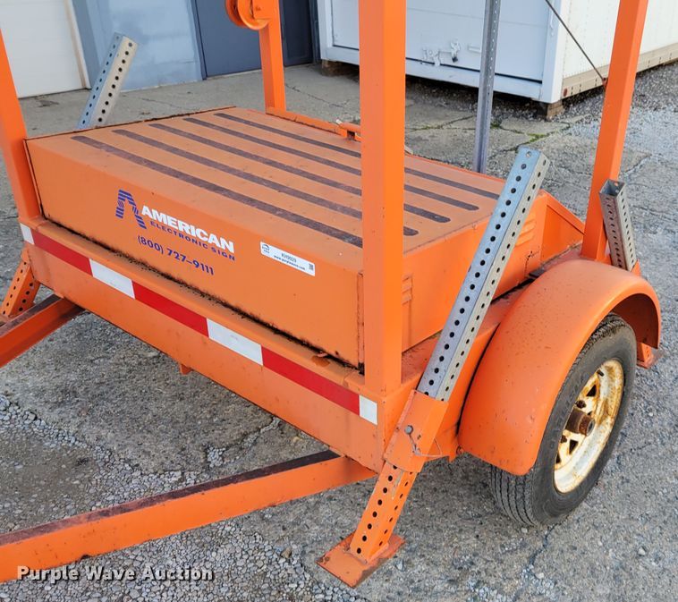 image for item KH9929 American Electronic Sign Company  message board trailer