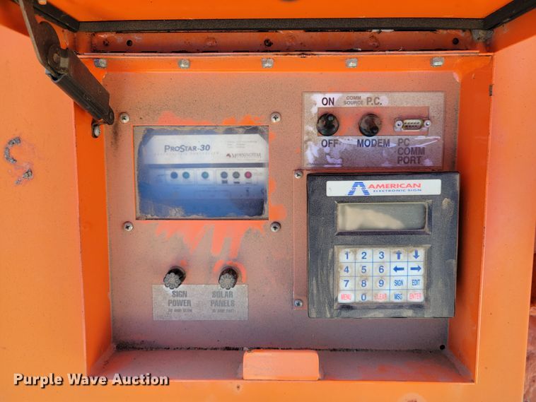 image for item KH9930 American Electronic Sign Company  message board trailer