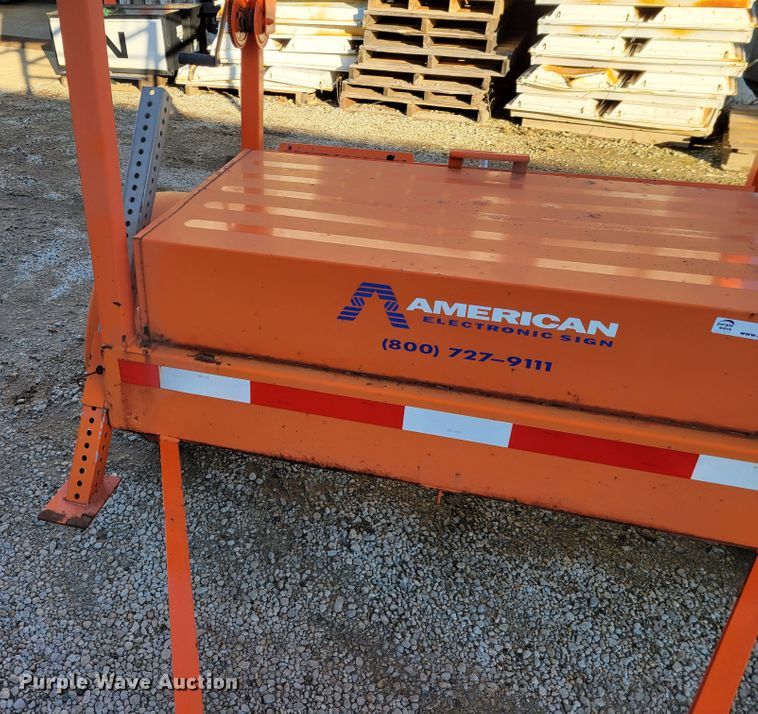 image for item KH9930 American Electronic Sign Company  message board trailer