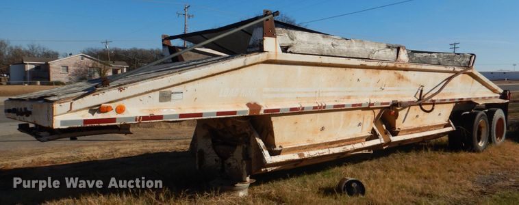 image for item KQ9602 1980 Load King 2030  bottom dump trailer