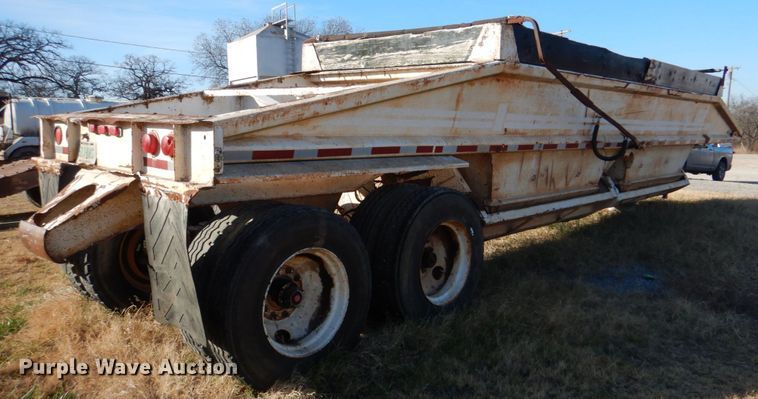 image for item KQ9602 1980 Load King 2030  bottom dump trailer
