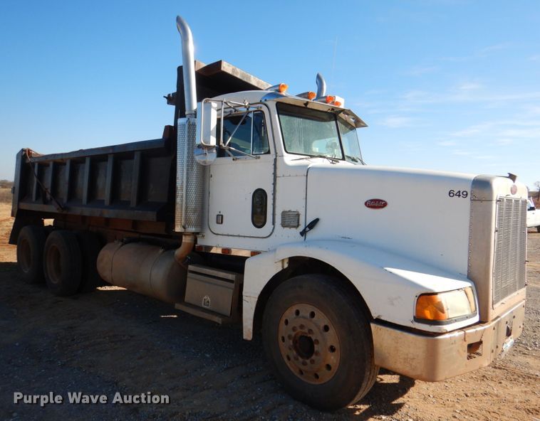 image for item KQ9603 1991 Peterbilt 377  dump truck