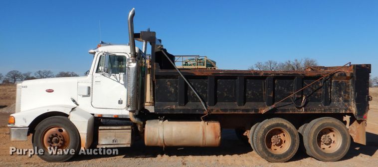 image for item KQ9603 1991 Peterbilt 377  dump truck