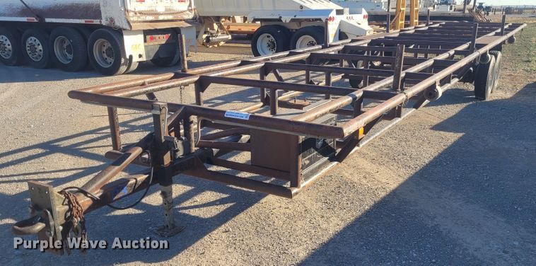 image for item DM1003 Shop built  pipe trailer
