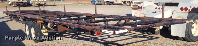 image for item DM1003 Shop built  pipe trailer