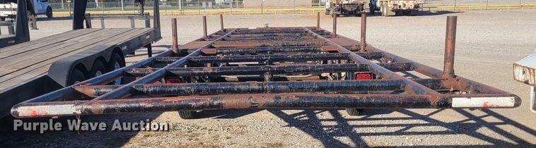 image for item DM1003 Shop built  pipe trailer