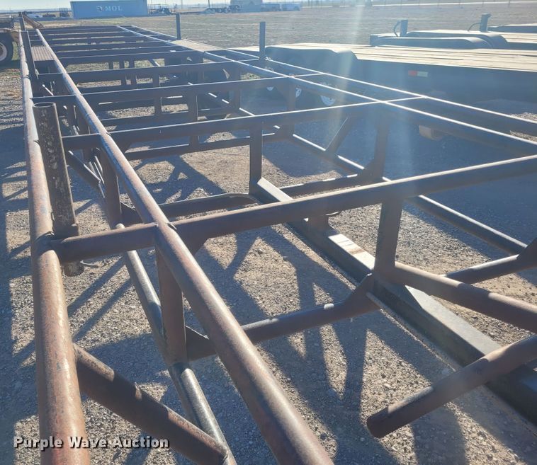 image for item DM1003 Shop built  pipe trailer