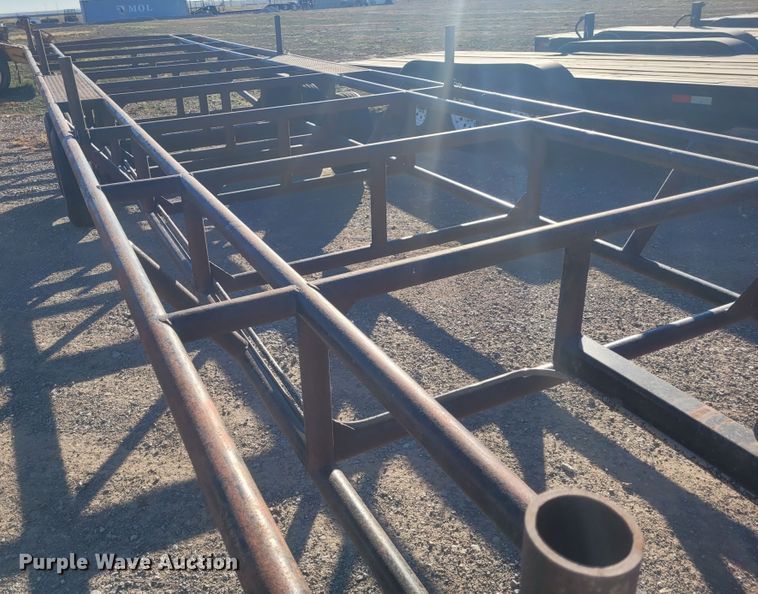 image for item DM1003 Shop built  pipe trailer