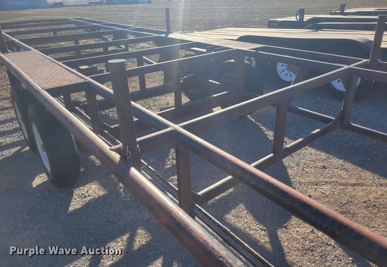 image for item DM1003 Shop built  pipe trailer