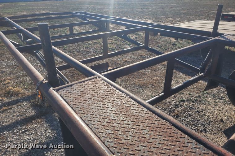 image for item DM1003 Shop built  pipe trailer