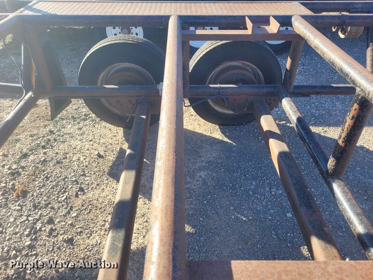 image for item DM1003 Shop built  pipe trailer