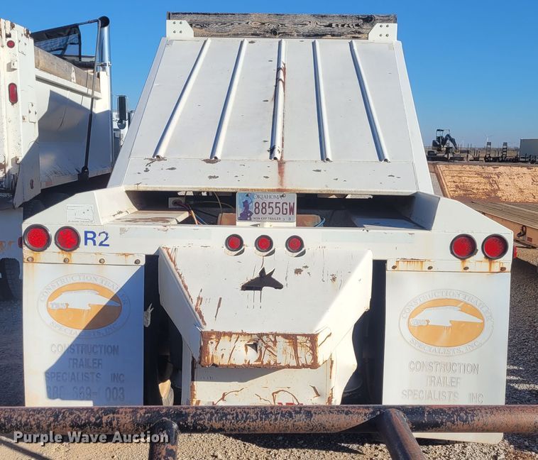 image for item DM1005 2011 CTS  bottom dump trailer