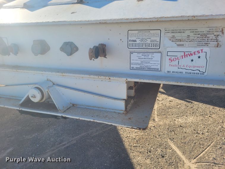 image for item DM1005 2011 CTS  bottom dump trailer