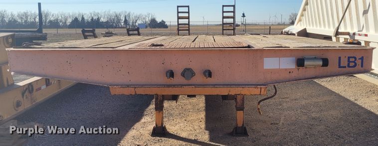 image for item DM1006 2008 Kaufman R25T  drop deck trailer