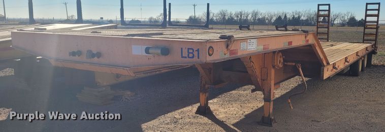 image for item DM1006 2008 Kaufman R25T  drop deck trailer