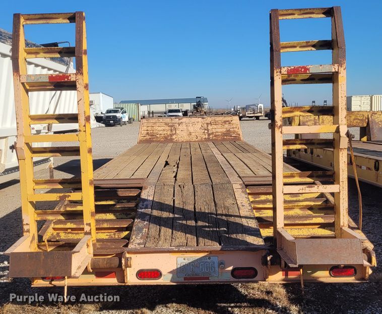 image for item DM1006 2008 Kaufman R25T  drop deck trailer