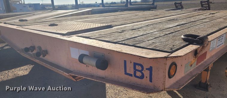 image for item DM1006 2008 Kaufman R25T  drop deck trailer