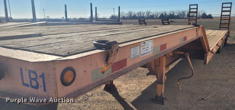 image for item DM1006 2008 Kaufman R25T  drop deck trailer