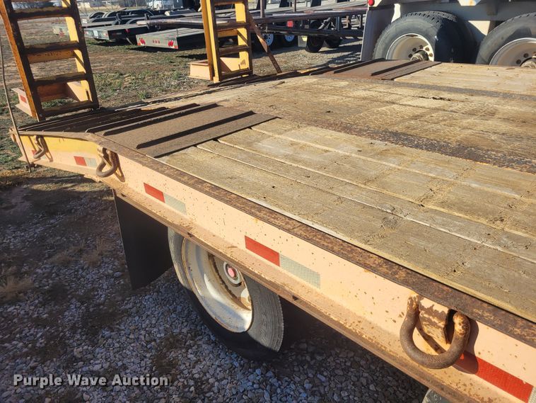 image for item DM1006 2008 Kaufman R25T  drop deck trailer
