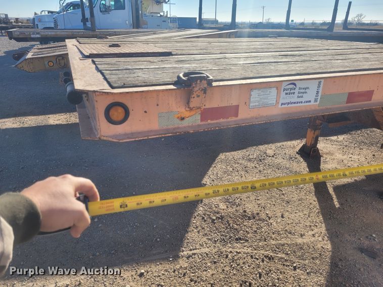 image for item DM1006 2008 Kaufman R25T  drop deck trailer