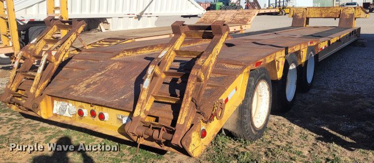 image for item DM1007 1997 Atoka 22-FLLE-50-3  drop deck trailer