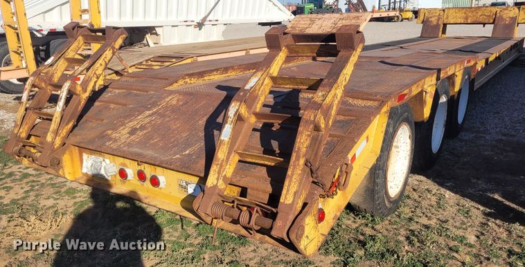 image for item DM1007 1997 Atoka 22-FLLE-50-3  drop deck trailer