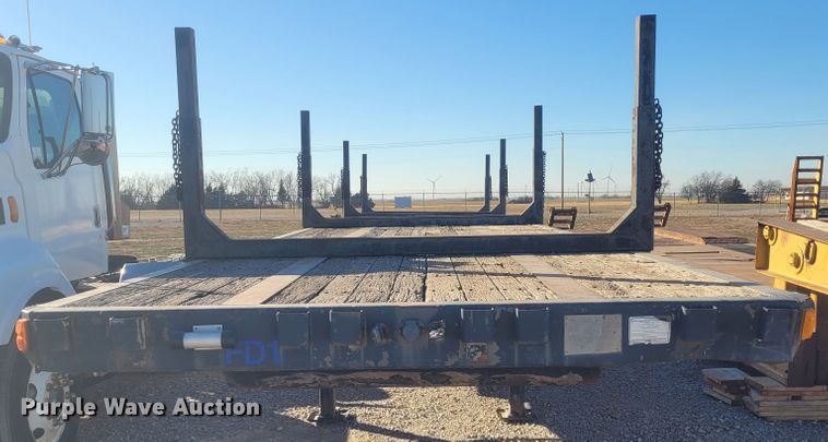 image for item DM1008 1992 Freuhauf Float  flatbed trailer