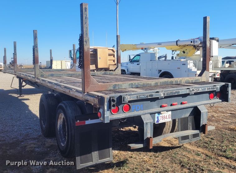 image for item DM1008 1992 Freuhauf Float  flatbed trailer