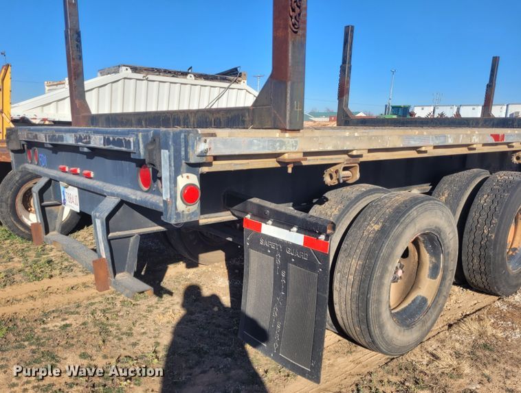 image for item DM1008 1992 Freuhauf Float  flatbed trailer