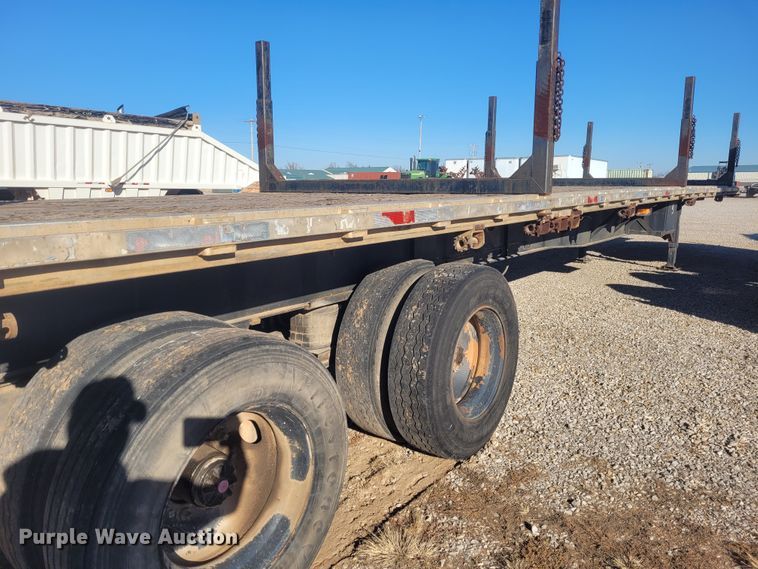 image for item DM1008 1992 Freuhauf Float  flatbed trailer
