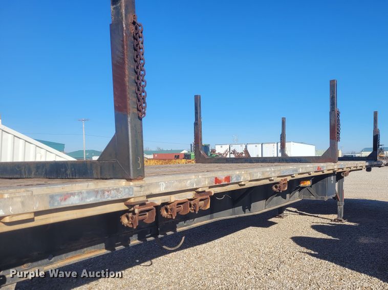 image for item DM1008 1992 Freuhauf Float  flatbed trailer