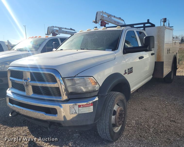 image for item DM1012 2014 Dodge Ram 5500HD  Crew Cab utility / service truck