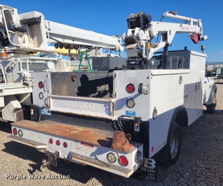 image for item DM1012 2014 Dodge Ram 5500HD  Crew Cab utility / service truck