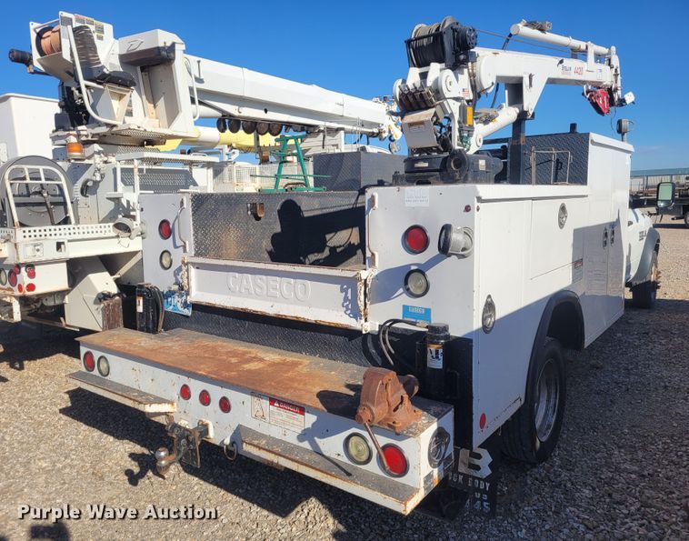 image for item DM1012 2014 Dodge Ram 5500HD  Crew Cab utility / service truck