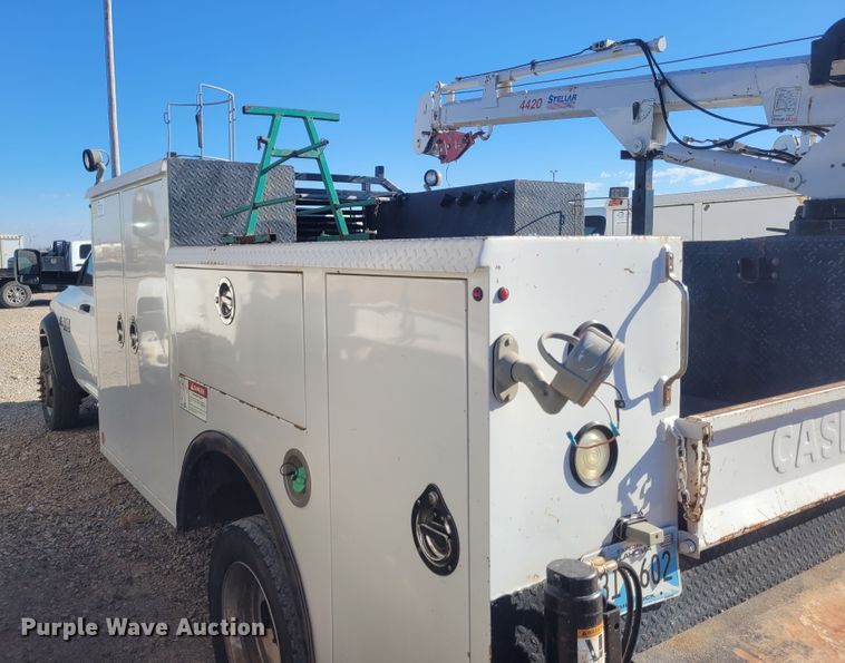 image for item DM1012 2014 Dodge Ram 5500HD  Crew Cab utility / service truck