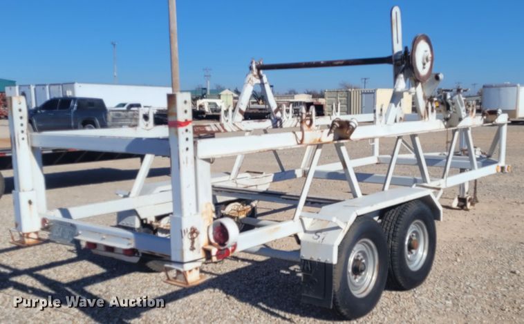 image for item DM1018 1976 Hycaloader SE111  reel trailer