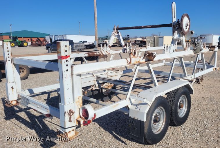 image for item DM1018 1976 Hycaloader SE111  reel trailer