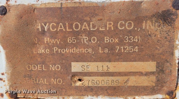 image for item DM1018 1976 Hycaloader SE111  reel trailer