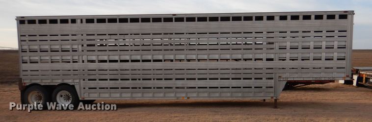 image for item DK7243 1975 Barrett Trailers  livestock trailer
