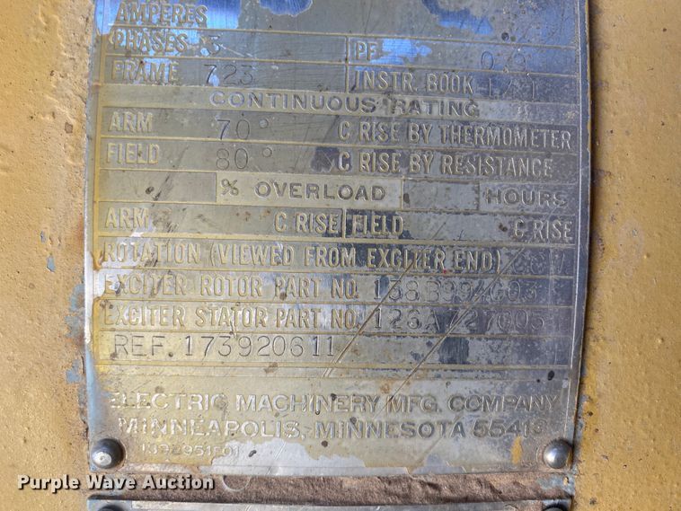 image for item DL1397 EM Bemac 2  generator